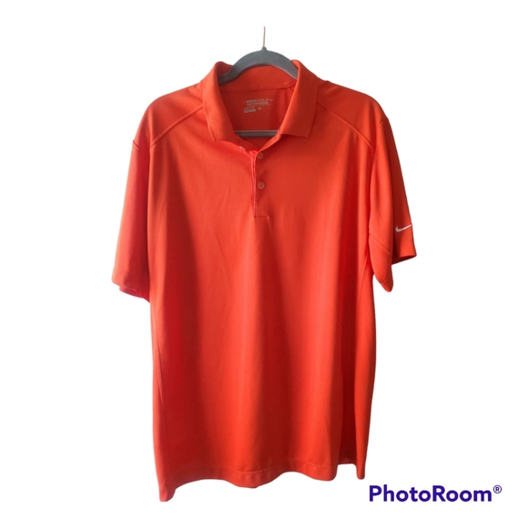 Nike Shirts Mens Nike Tour Performance Drifit Golf Polo Red Poshmark